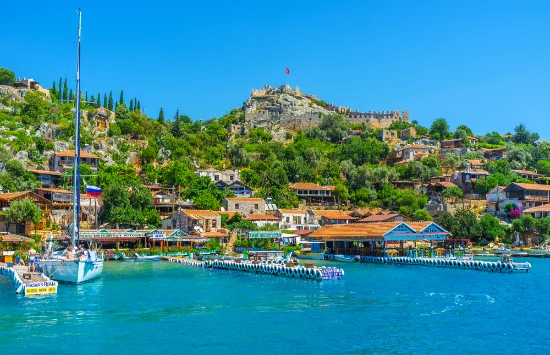 Castello di Simena sopra Kaleköy e Kekova