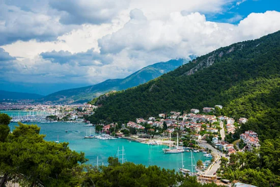 Paesaggio di Dalaman in Turchia