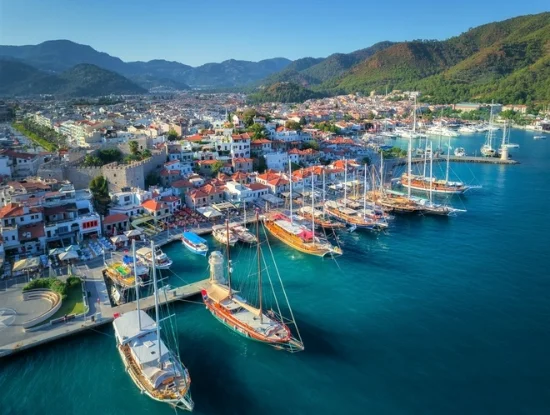 Veduta di Marmaris in Turchia